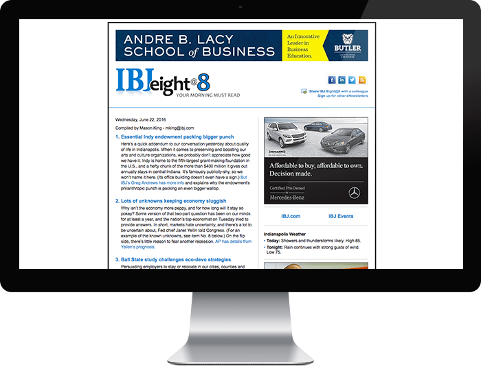 IBJ Eight@8 e-Newsletter